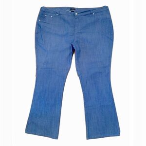 IMAN Global Chic Slim Bootcut Jeans – Size 3X | Rich Mid-Wash Stretch Denim